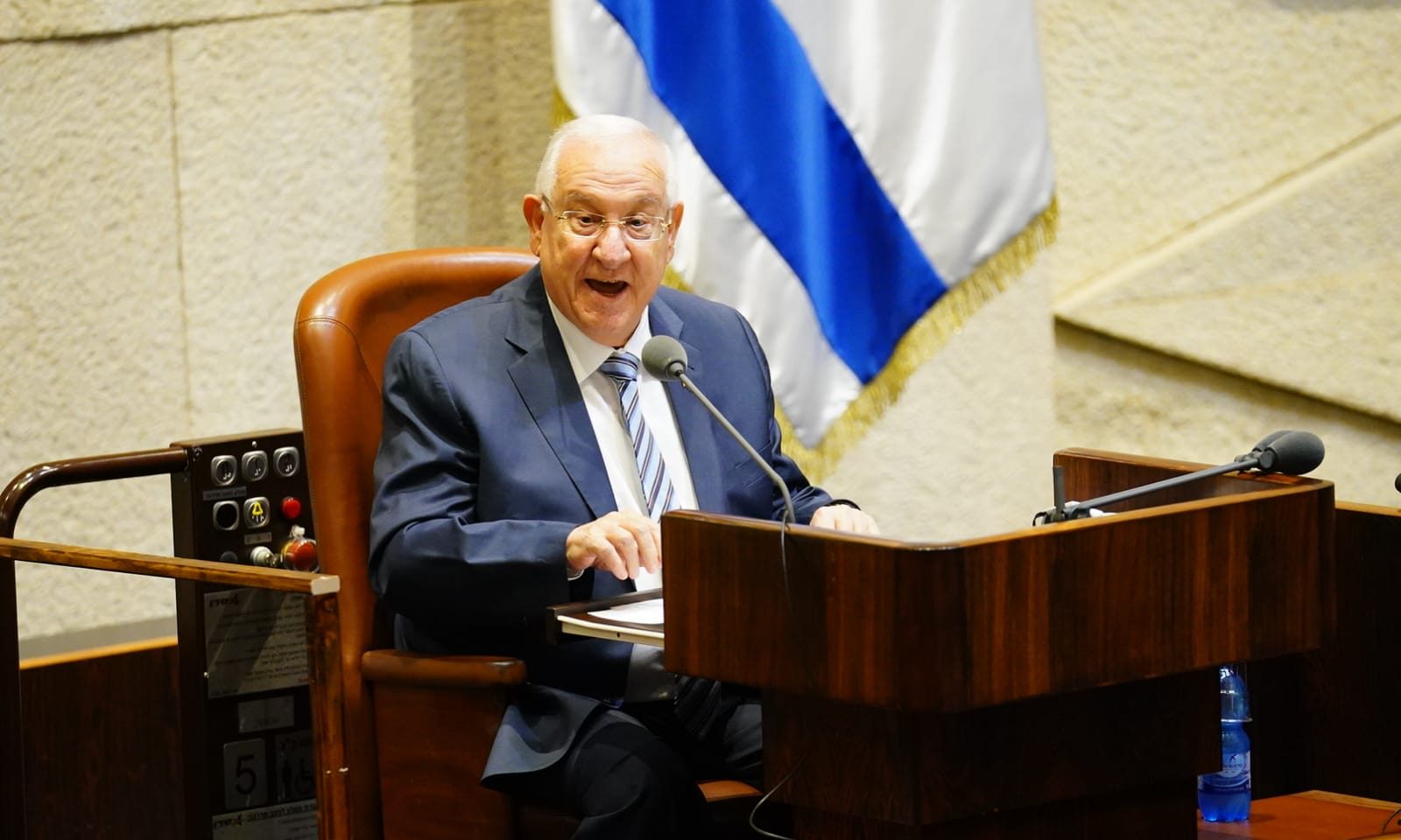 צילום: יניב נדב, דוברות הכנסת ריבלין בכנסת: