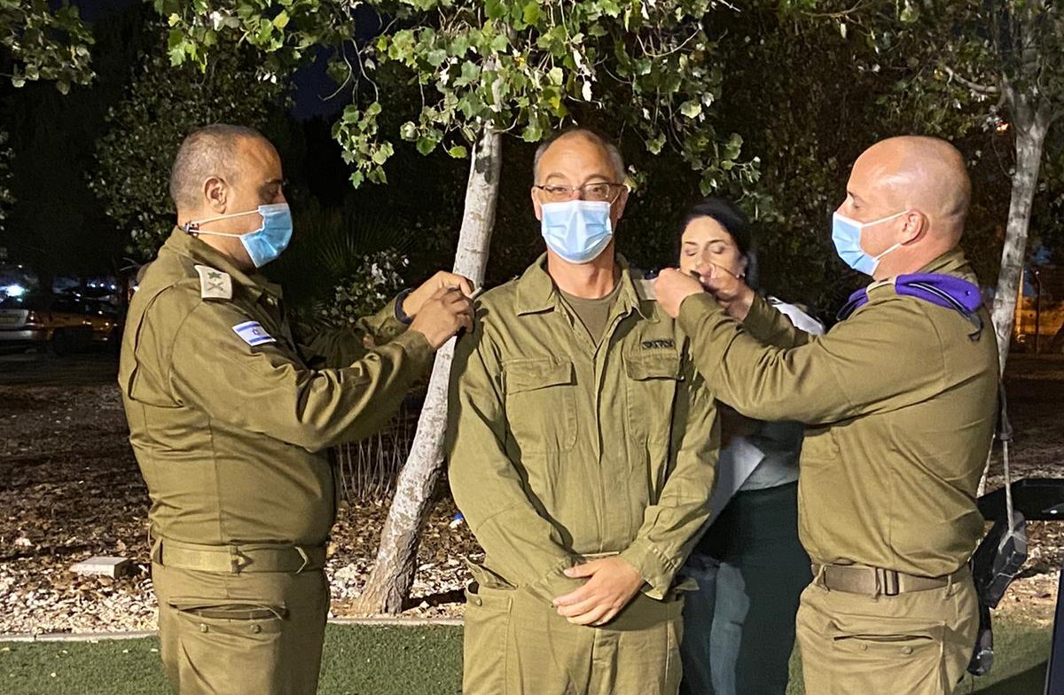 צילום: דו המג״ד ששומר על הבית קיבל דרגת סגן-אלוף: ״זכות גדולה״