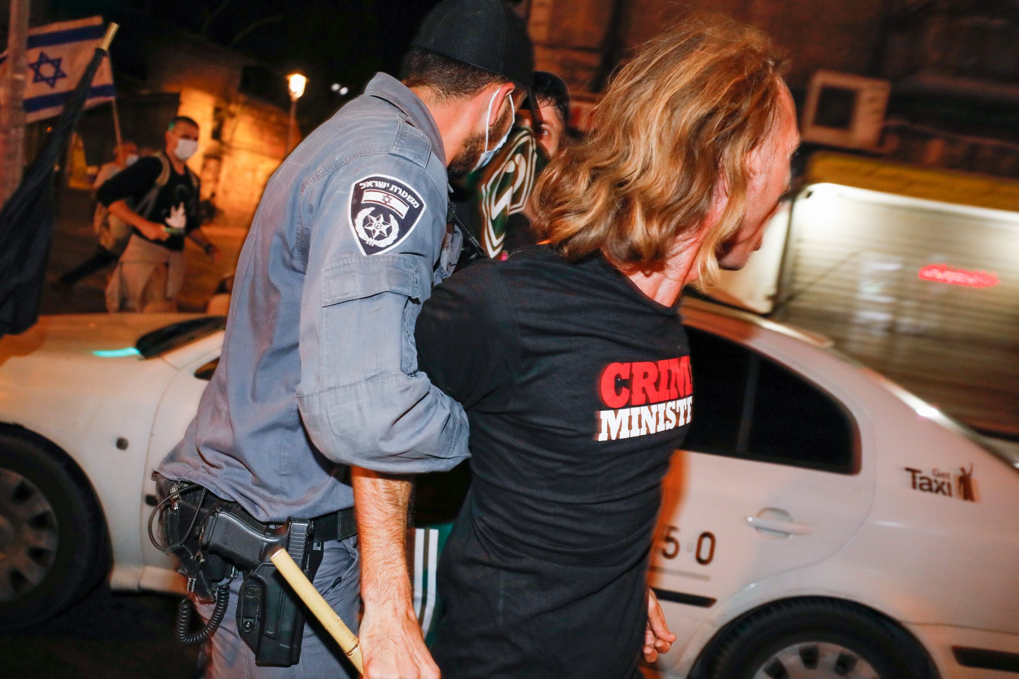 צילום: אוליבר פיטוסי, פלאש 90 הפרו את הסדר ותקפו שוטרים: נעצרו שלושה מפגינים בתהלוכה שהתקיימה בניגוד לחוק בירושלים
