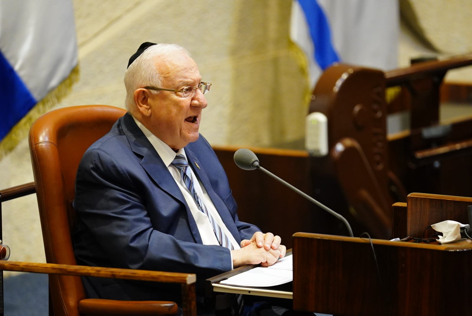 צילום: יניב נדב, דוברות הכנסת הנשיא ריבלין יקבל את החיסון נגד הקורונה ביום ראשון