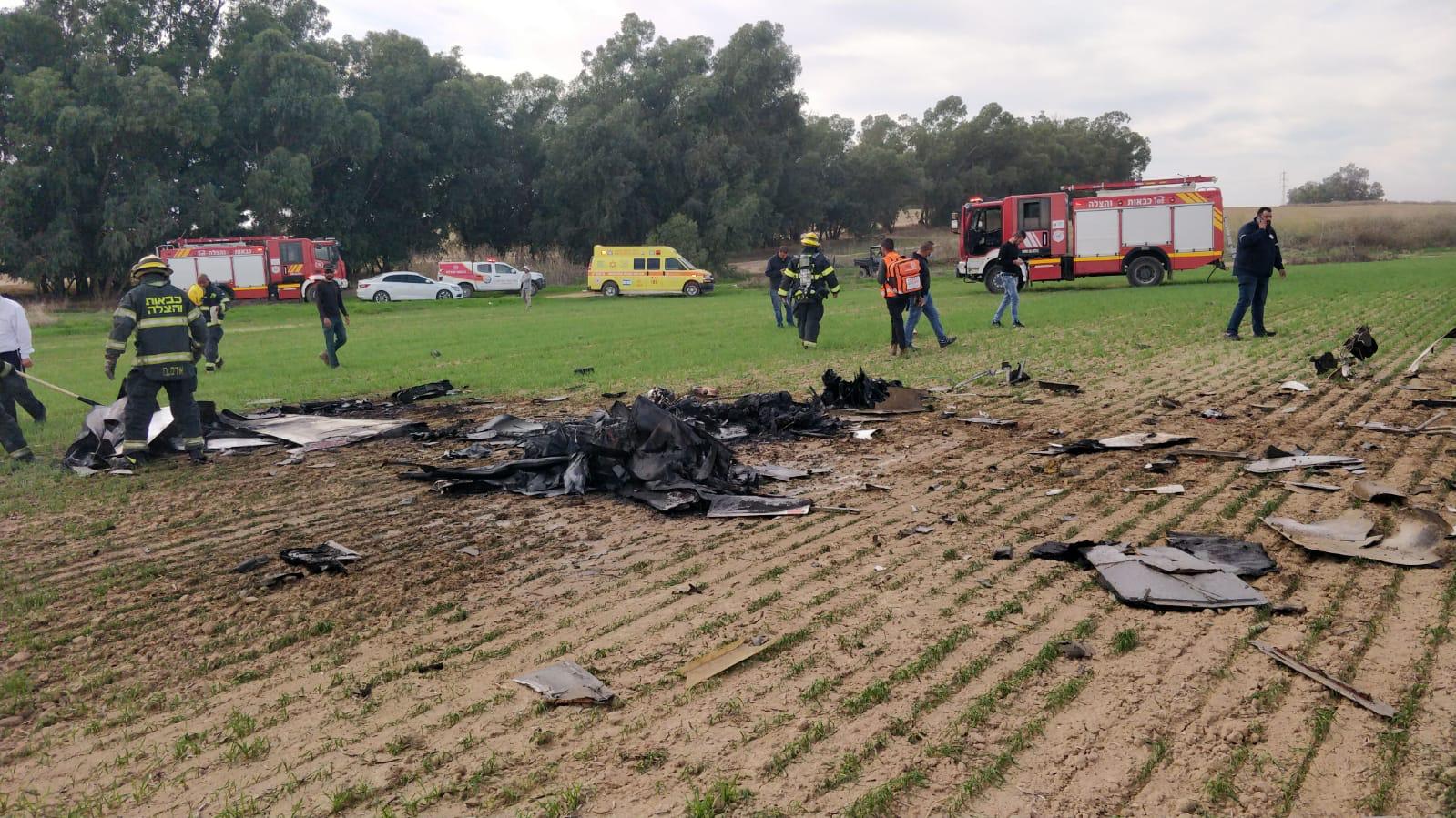 הותר לפרסום: ההרוגים בהתרסקות המטוס הם טייס קרב במילואים וצוער