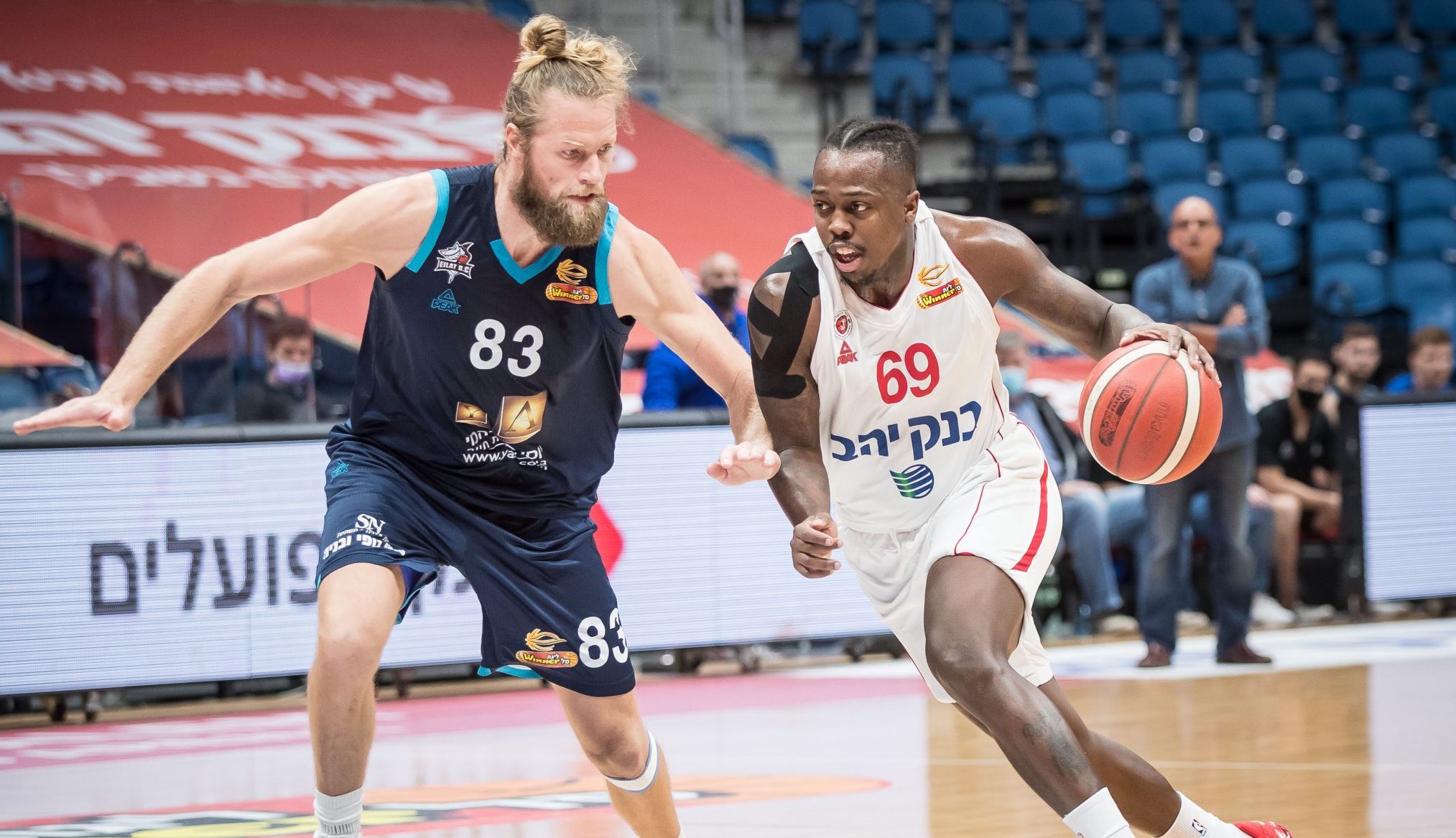 צילום: עודד קרני, איגוד הכדורסל הפועל ירושלים העפילה לרבע גמר גביע המדינה לאחר 81:90 מול אילת