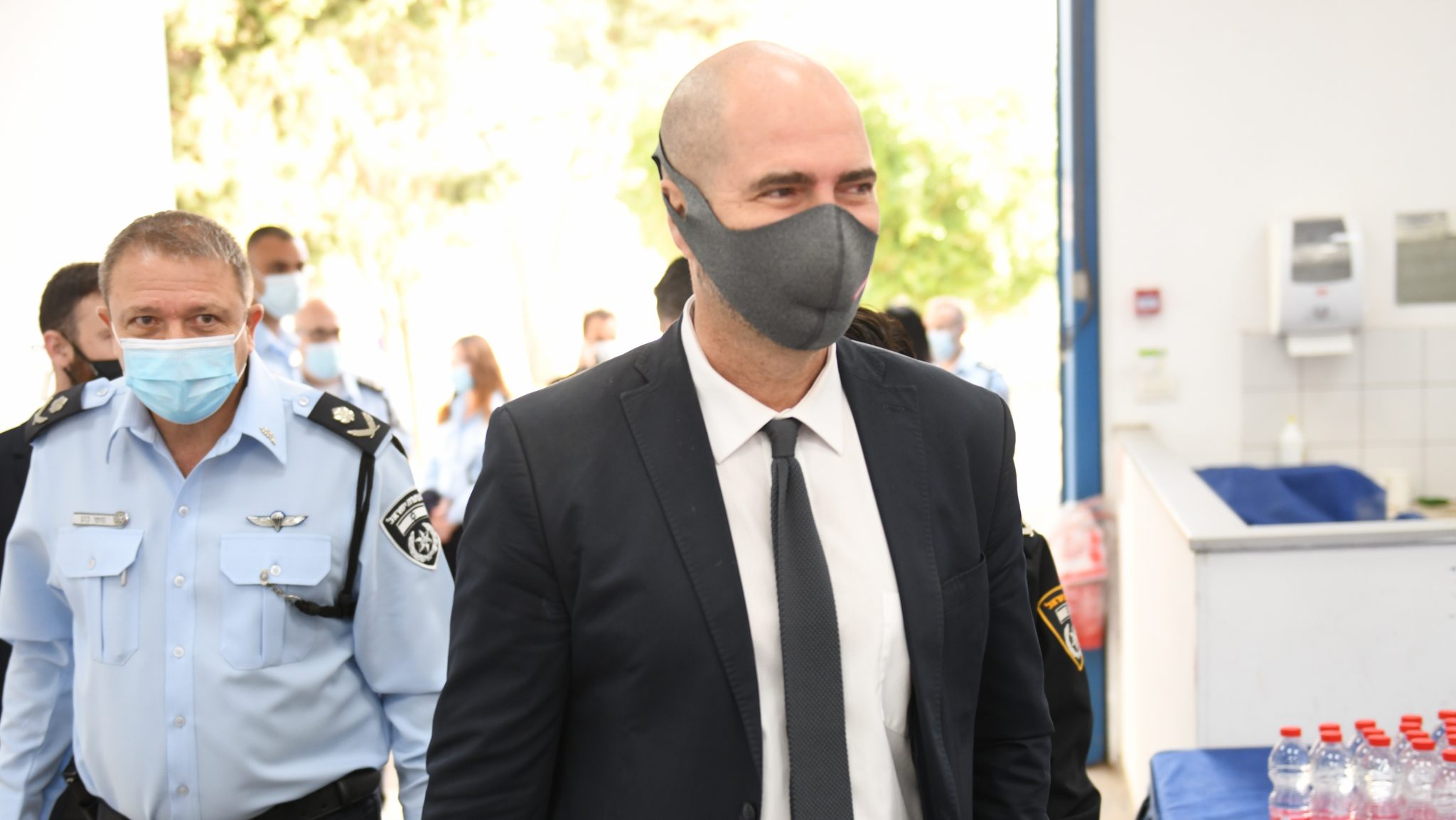 צילום: דוברות המשטרה השר אוחנה באגף התנועה: ״עלינו להמשיך להתייעל כדי להביא לירידה בתאונות ולהציל חיים נוספים״