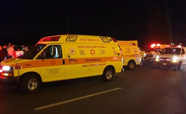 צילום: תיעוד מבצעי מד בן 8 נפצע קשה מפגיעת רכב במועצה המקומית כפר תבור