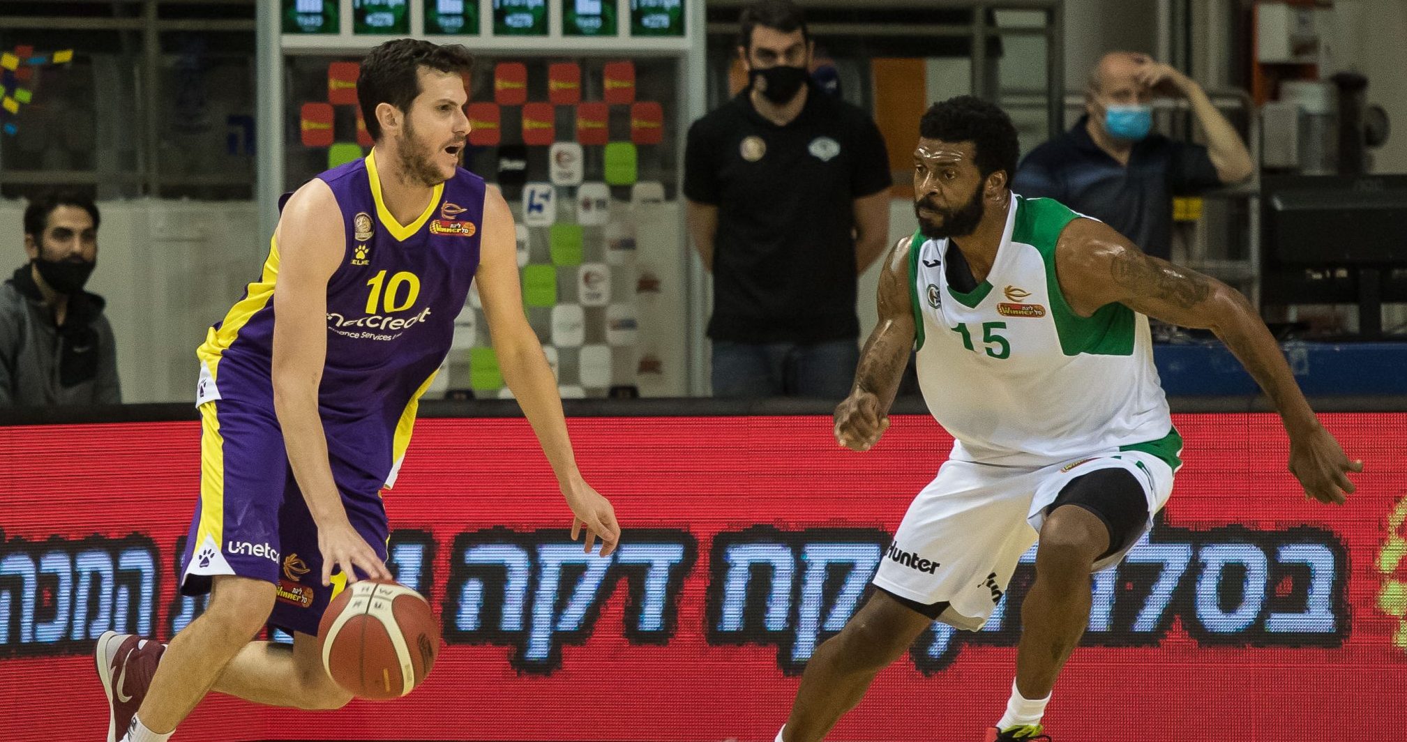 צילום: עודד קרני, אתר מנהלת הליגה הפועל חולון ניצחה את מכבי חיפה 88:96 – עלתה לחצי גמר גביע המדינה