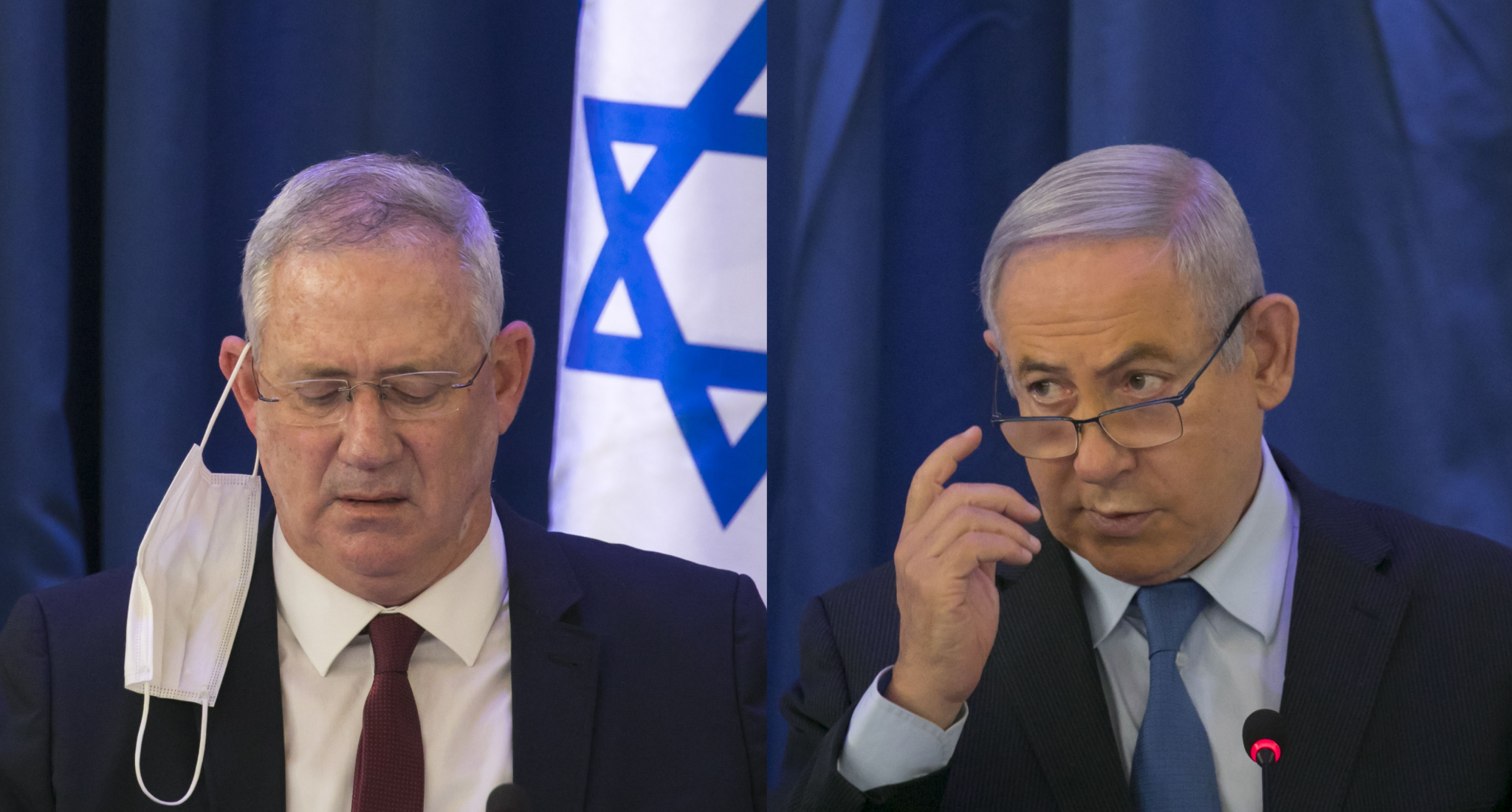 צילום: אוליבייה פיטוסי, פלאש 90 נמשכות המתקפות על גנץ בקואליציה: