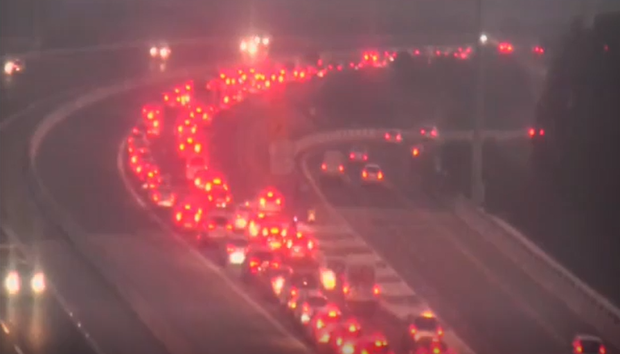 The Holiday Meal Commute Traffic Jams Begin and Congestion Map