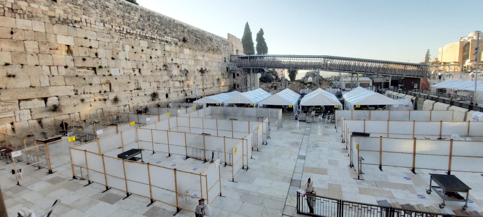 צילום: הקרן למורשת הכותל המערבי בהתאם להנחיות: הבוקר נפתחה רחבת הכותל המערבי