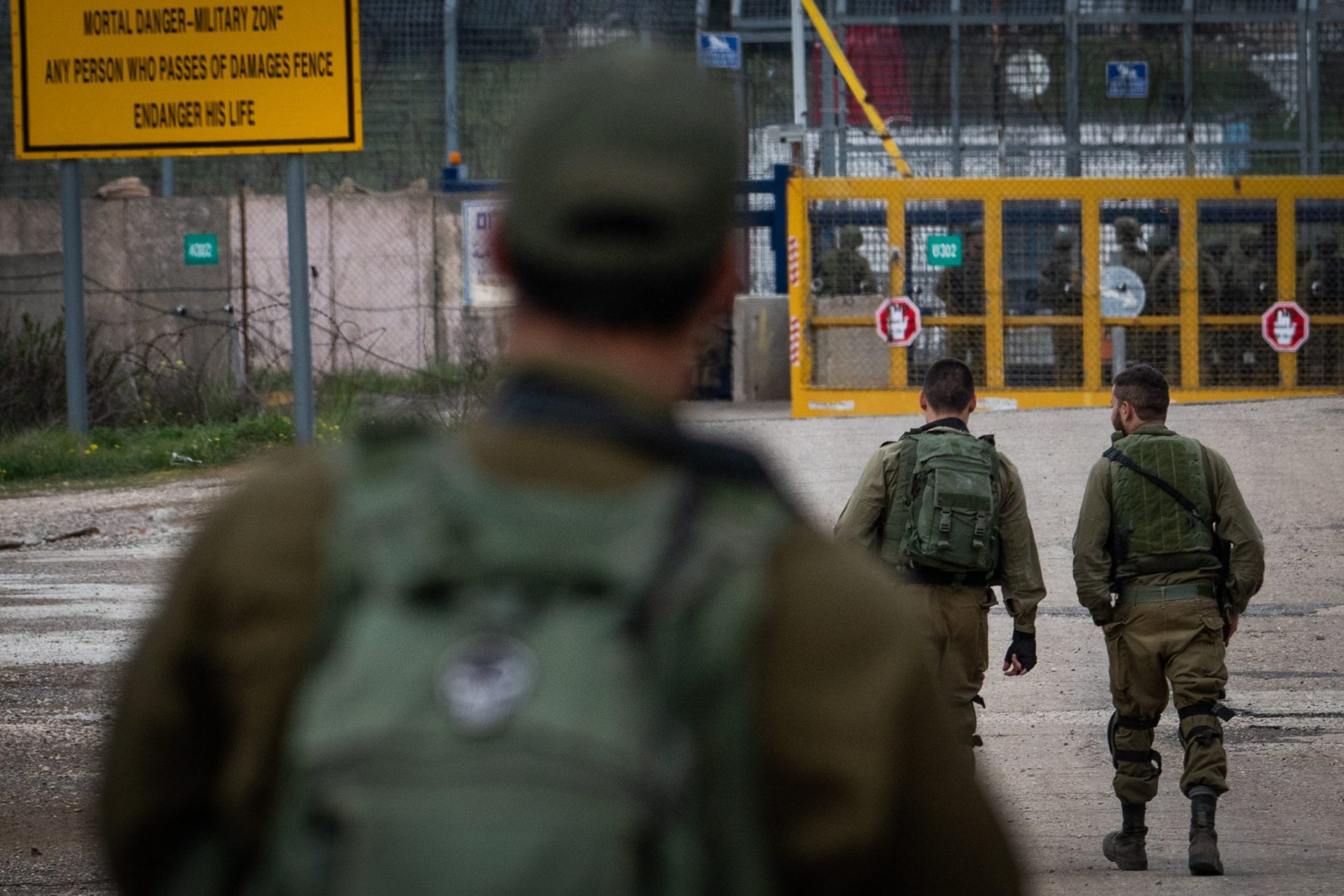 צילום: באסל אווידת, פלאש 90 כוחותינו עצרו חשוד שחצה את קו הגבול במכוון משטח סוריה לשטח ארצנו