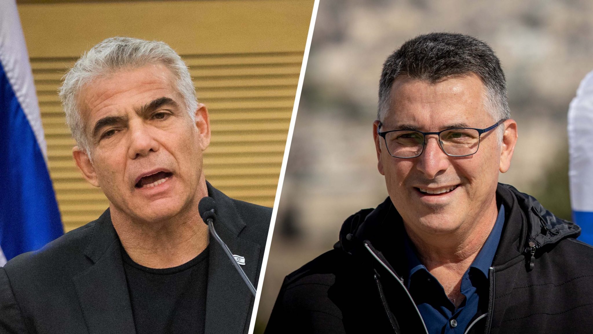 צילום: יונתן סינדל, פלאש 90 בליכוד מבקרים את סער שלא שלל רוטציה עם לפיד: