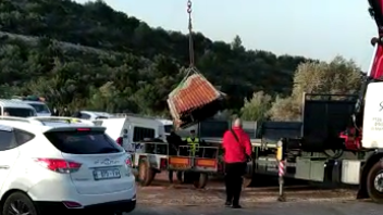 כוחות משטרה הרסו הבוקר את גבעת אגוז שבבנימין