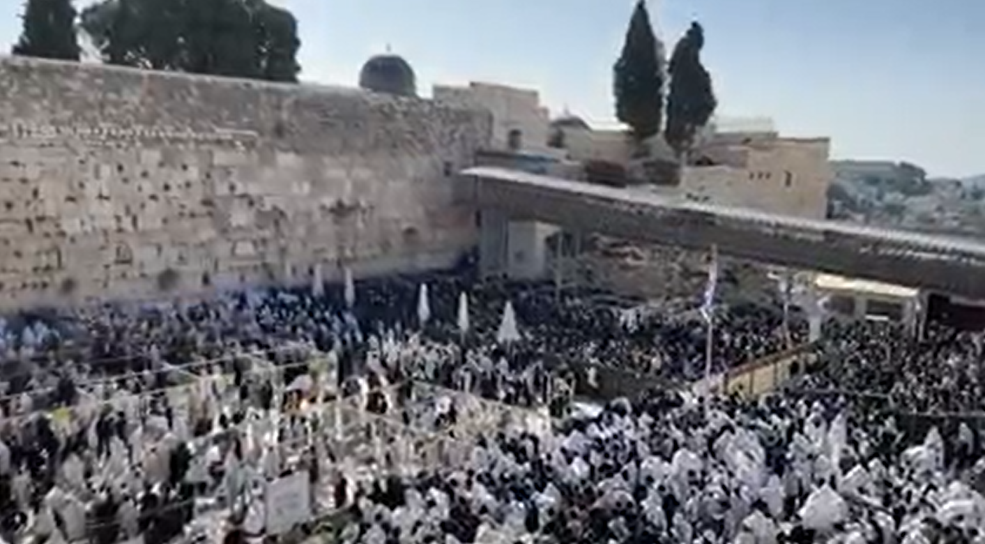 מיליון בני אדם פקדו את הכותל המערבי במהלך ימי הסליחות וחג הסוכות