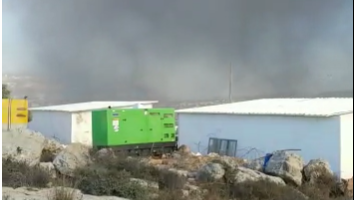 צילום: אוריאל שרעבי, 0404 מאות פורעים ערבים משליכים אבנים לעבר כוחותינו סמוך לאביתר