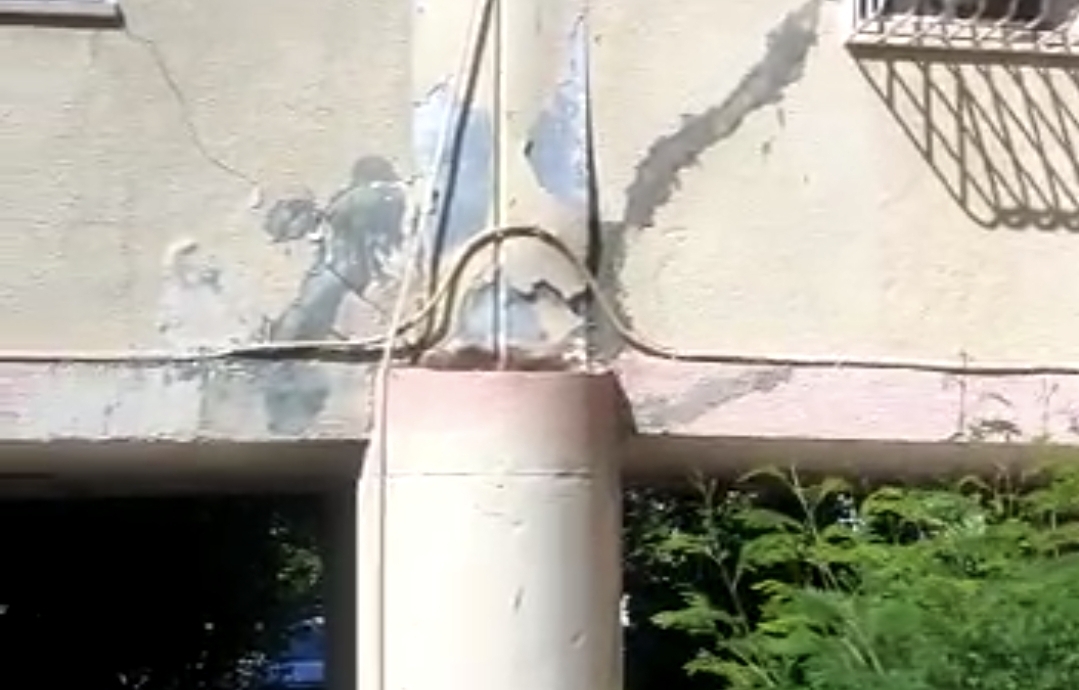 בשל חשש מקריסה: בניין בחיפה פונה מדייריו
