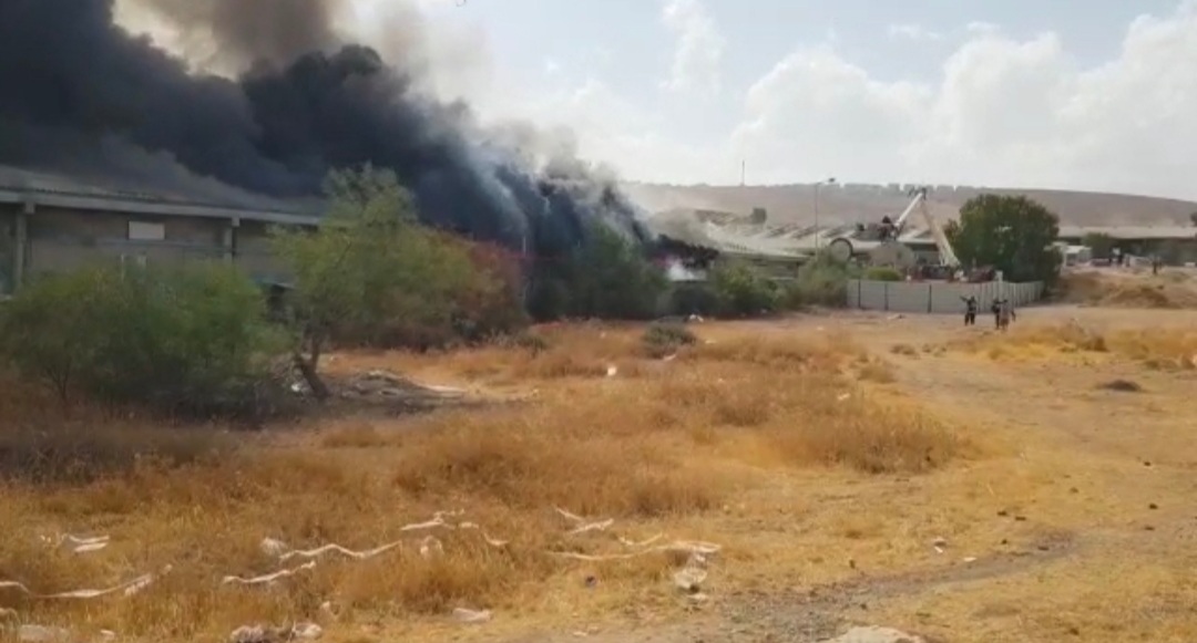 השריפה במישור אדומים: נמנעה התפשטות האש למקומות נוספים
