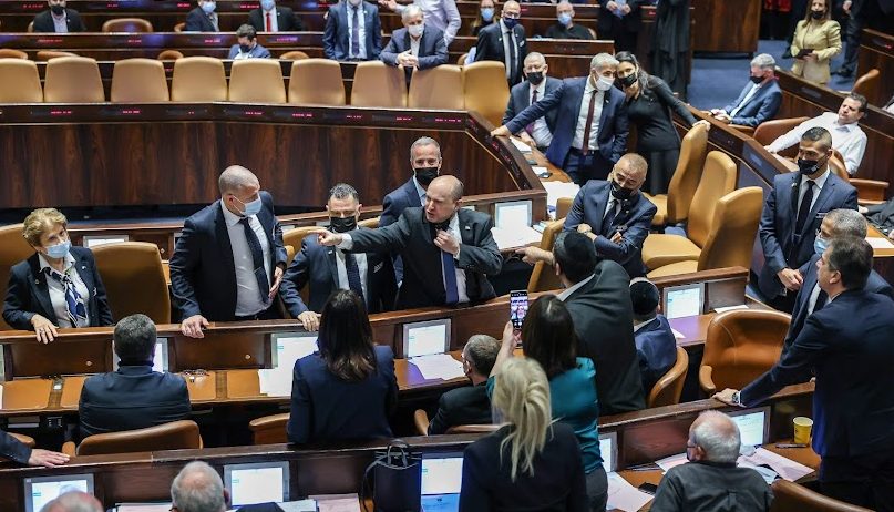 צילום: נעם מושקוביץ, דוברות הכנסת מדינה בקריסה | ממשלת בנט אישרה את חוק החשמל לערבים