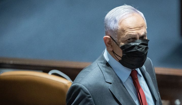 צילום: יונתן סינדל, פלאש 90 נתניהו נמצא חיובי לקורונה בבדיקת PCR שביצע הבוקר – חש בטוב