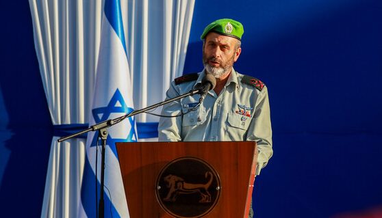 צילום: פלאש 90 מפקד פיקוד המרכז, אלוף יהודה פוקס, נמצא חיובי לקורונה