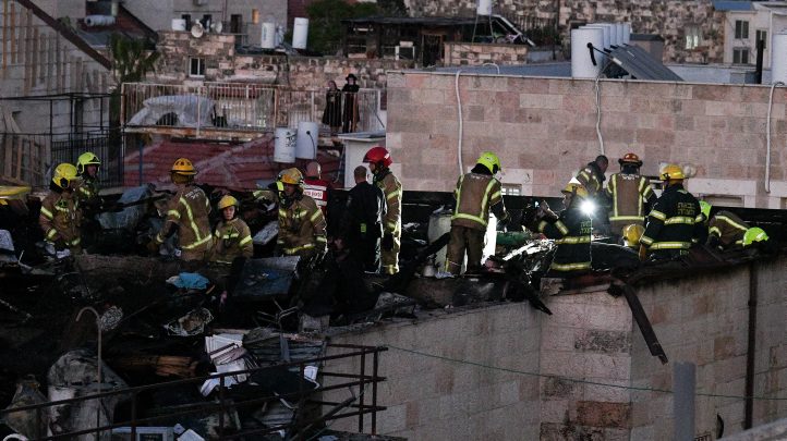 צילום: אריה לייב אברמס, פלאש 90 האסון בירושלים: לאחר שעות של חיפושים – הילדה בת ה-3 אותרה ללא רוח חיים